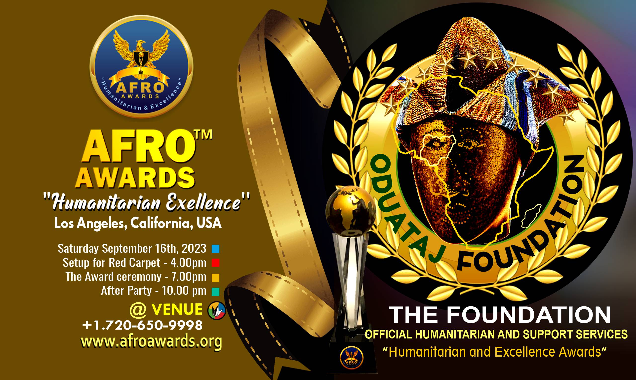 Lara Okunubi - Afro Awards2022 - Los Angeles