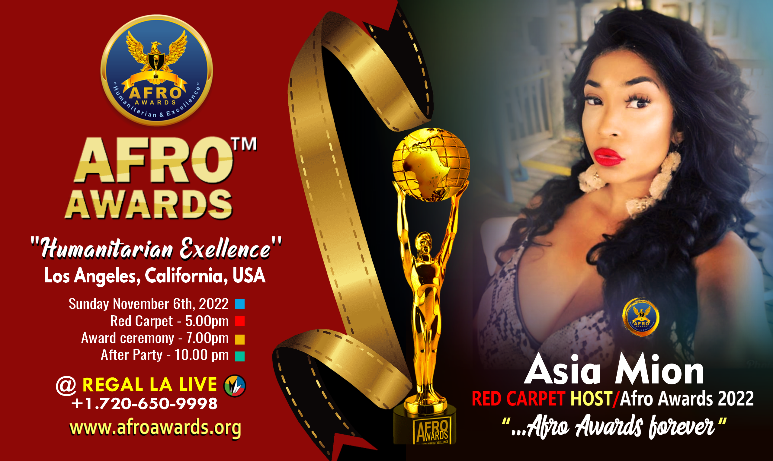 Red Carpet Host - Afro Awards 2022